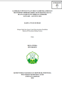Image of GAMBARAN PENGGUNAAN OBAT GLIBENKLAMID DAN METFORMIN HIDROKLORIDA DI PUSKESMAS KUTA
BLANG KABUPATEN BIREUEN PERIODE JANUARI – AGUSTUS 2021