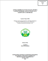Image of ASUHAN KEBIDANAN PADA BALITA DI DESA LAMTEUNGOH KECAMATAN INGIN JAYA KABUPATEN ACEH BESAR