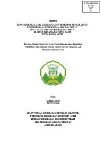 Image of PENGARUH DENTAL HEALTH EDUCATION TERHADAP PENGETAHUAN PEMELIHARAAN KEBERSIHAN GIGI DAN MULUT DAN STATUS OHI-S MURID KELAS IV DAN V DI SDN 36 KECAMATAN KUTA ALAM
KOTA BANDA ACEH