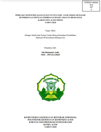 Image of PERILAKU KONSUMSI JAJANAN DAN STATUS GIZI ANAK SEKOLAH DASAR DI PERKOTAAN DENGAN PERDESAAN DI KECAMATAN IDI RAYEUK
KABUPATEN ACEH TIMUR TAHUN 2018