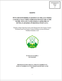 Image of PENGARUH PENDIDIKAN KESEHATAN MELALUI MEDIA E-BOOKLET DAN VIDEO TERHADAP PENGETAHUAN IBU HAMIL TENTANG TANDA BAHAYA KEHAMILAN DI WILAYAH KERJA PUSKESMAS INGIN JAYA