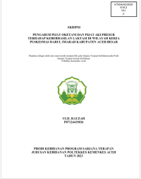 Image of PENGARUH PIJAT OKETANI DAN PIJAT AKUPRESUR TERHADAP KEBERHASILAN LAKTASI DI WILAYAH KERJA PUSKESMAS DARUL IMARAH KABUPATEN ACEH BESAR