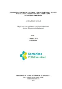 Image of GAMBARAN PERILAKU SWAMEDIKASI TERHADAP PENYAKIT SKABIES PADA SANTRIWATI DI PONDOK PESANTREN BABUL MAGHFIRAH ACEH BESAR