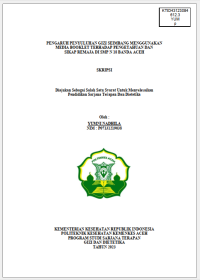 Image of PENGARUH PENYULUHAN GIZI SEIMBANG MENGGUNAKAN MEDIA BOOKLET TERHADAP PENGETAHUAN DAN SIKAP REMAJA DI SMP N 18 BANDA ACEH