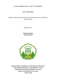 Image of STATUS KARIES PADA ANAK TUNAGRAHITA