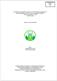 Image of GAMBARAN KONDISI FASILITAS SANITASI DI MASJID RAYA BAITURRAHMAN PADA MASA PANDEMI COVID 19 DI KOTA BANDA ACEH TAHUN 2022